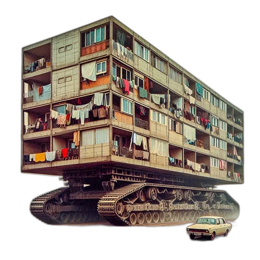 building, weapon, furniture, car transparent PNG cut-out