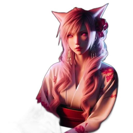 staff, dress, face, fantasy art transparent PNG cut-out