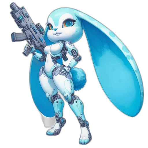 weapon, robot, animal, staff transparent PNG cut-out