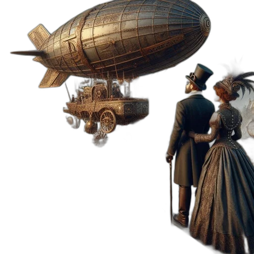 hat, umbrella, dress, car transparent PNG cut-out