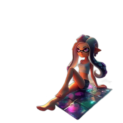 dress, creature, animal, hair transparent PNG cut-out
