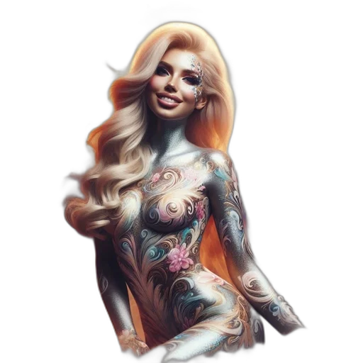 dress, fantasy art, photorealistic, concept art transparent PNG cut-out