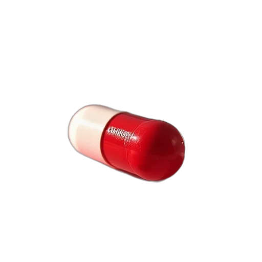 bottle, 3d render, red, nurofen transparent PNG cut-out