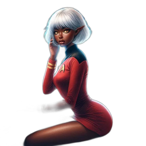 dress, robot, concept art, comic book art transparent PNG cut-out
