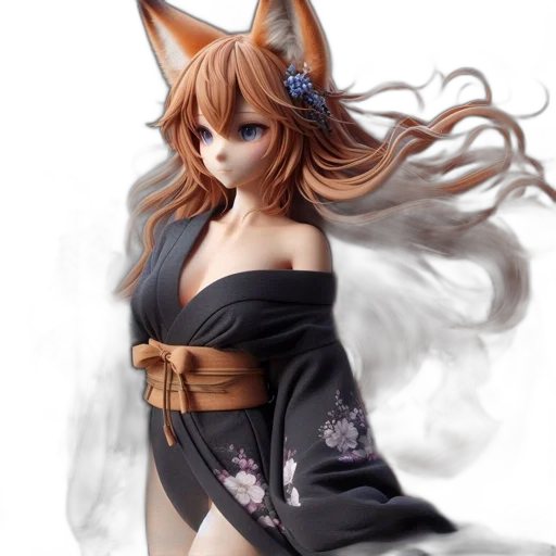 dress, staff, fantasy art, anime transparent PNG cut-out