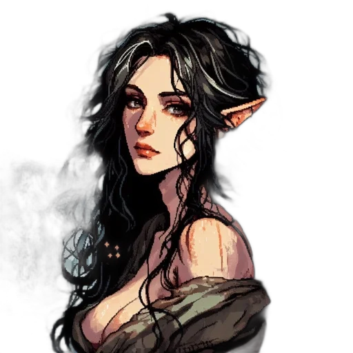 dragon, fantasy art, concept art, pixel art transparent PNG cut-out