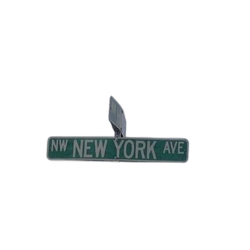 3d render, city street, street, sign transparent PNG cut-out