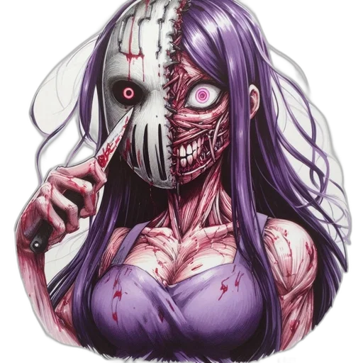 mask, face, creature, concept art transparent PNG cut-out