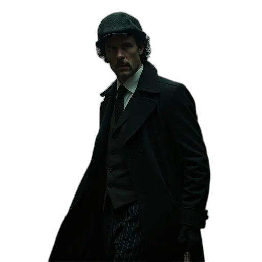 hat, jacket, concept art, comic book art transparent PNG cut-out