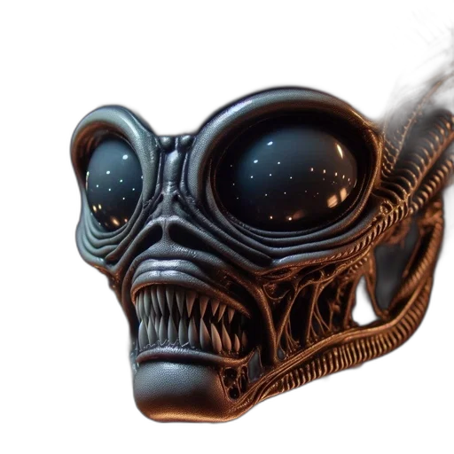 mask, creature, robot, face transparent PNG cut-out