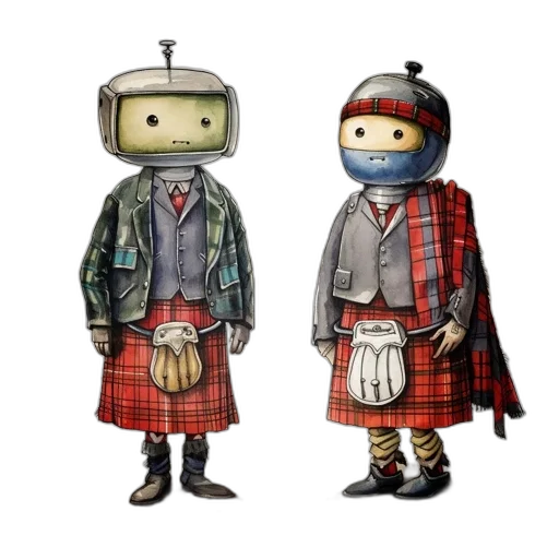 robot, jacket, concept art, cyberpunk transparent PNG cut-out