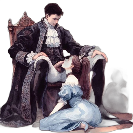 crown, photorealistic, concept art, oil painting transparent PNG cut-out