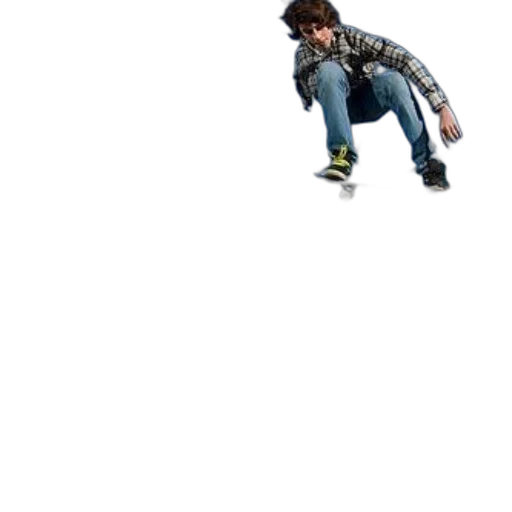 shoes, jacket, creature, weapon transparent PNG cut-out