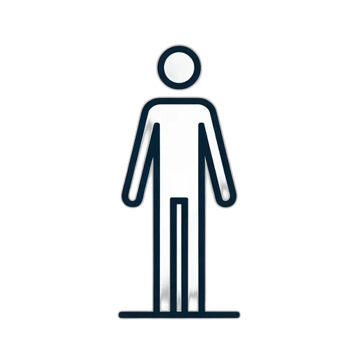 staff, robot, pixel art, monochromatic transparent PNG cut-out