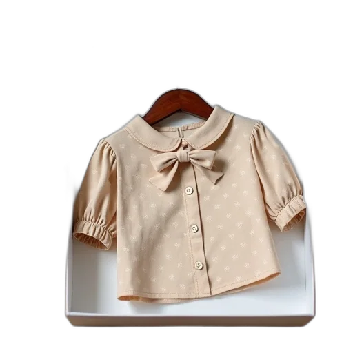 jacket, dress, 3d render, earth tones transparent PNG cut-out