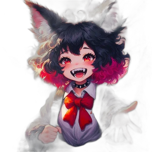 creature, mask, dragon, staff transparent PNG cut-out