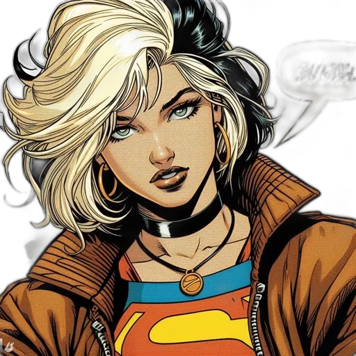 comic book art, concept art, illustration, confident transparent PNG cut-out