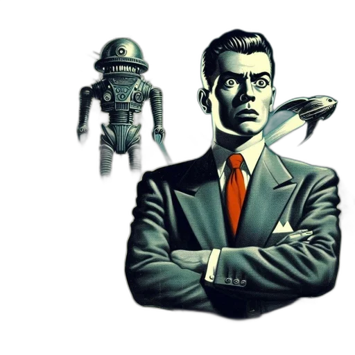 robot, mask, concept art, comic book art transparent PNG cut-out