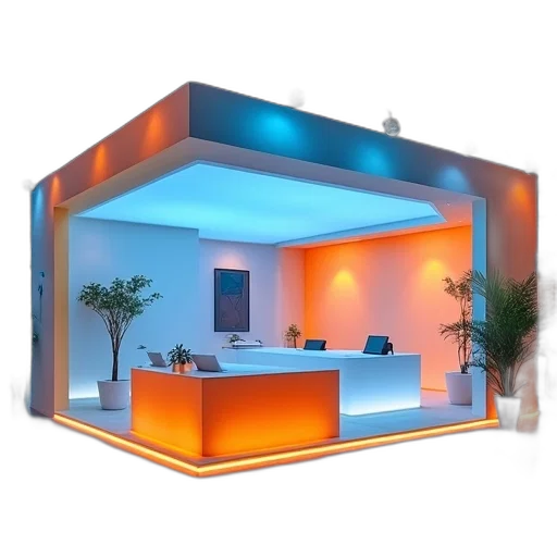 furniture, building, jewelry, 3d render transparent PNG cut-out