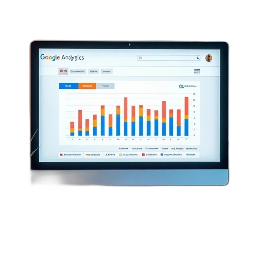 google, analytics, graph, computer transparent PNG cut-out