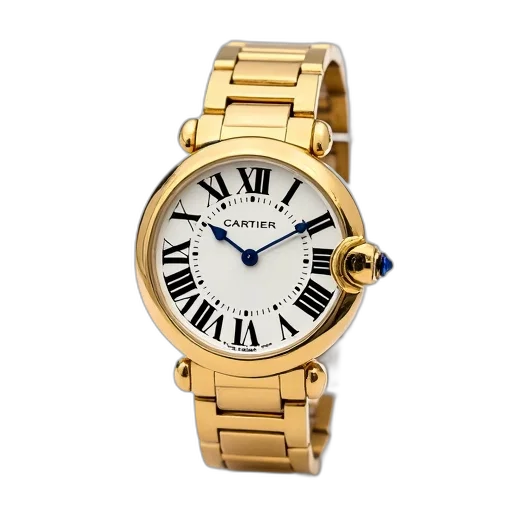 jewelry, gold, cartier, wristwatch transparent PNG cut-out