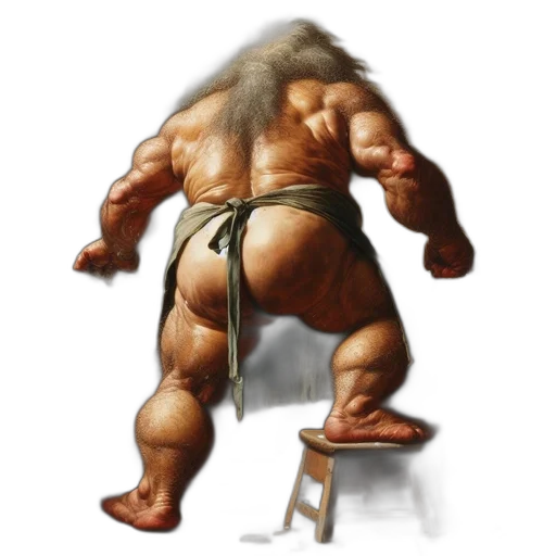 creature, animal, staff, weapon transparent PNG cut-out