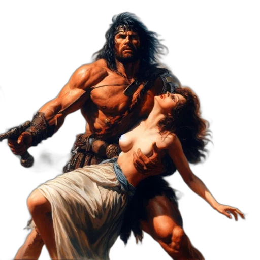 comic book art, fantasy art, concept art, photorealistic transparent PNG cut-out