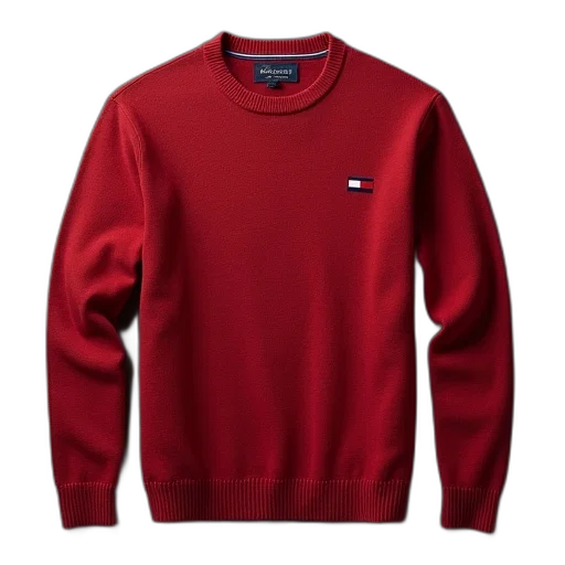 jacket, 3d render, red, tommy transparent PNG cut-out