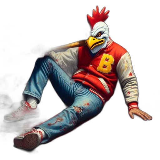 jacket, mask, concept art, 3d render transparent PNG cut-out