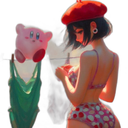 dress, hat, mask, concept art transparent PNG cut-out