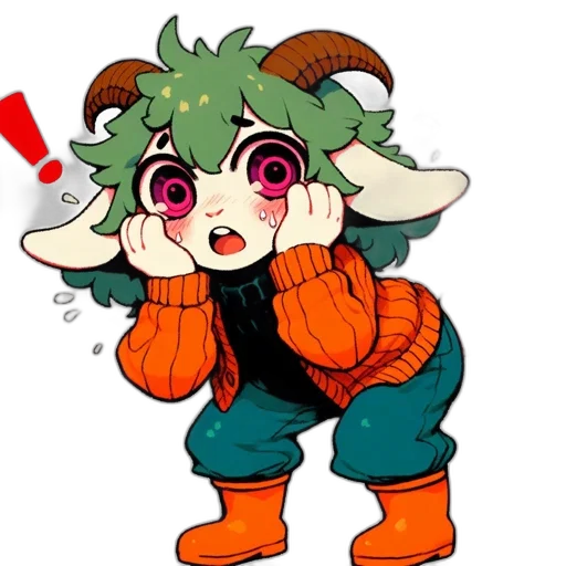 creature, jacket, animal, staff transparent PNG cut-out