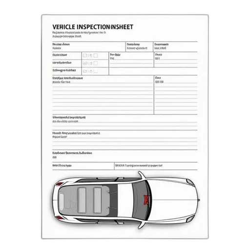 car, vehicle, inspection, worksheet transparent PNG cut-out
