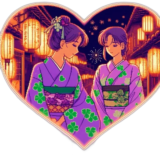 jewelry, dress, pixel art, vaporwave transparent PNG cut-out