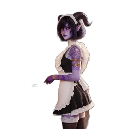 dress, staff, robot, mask transparent PNG cut-out