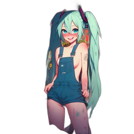 dress, creature, hair, mask transparent PNG cut-out