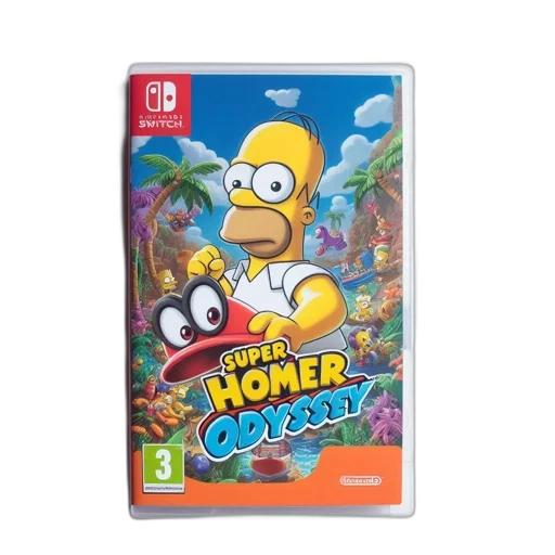 concept art, 3d render, nintendo, switch transparent PNG cut-out