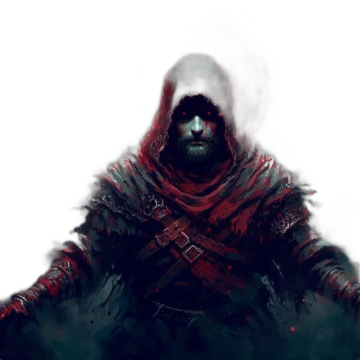 mask, sword, face, creature transparent PNG cut-out
