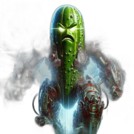 creature, robot, mask, staff transparent PNG cut-out
