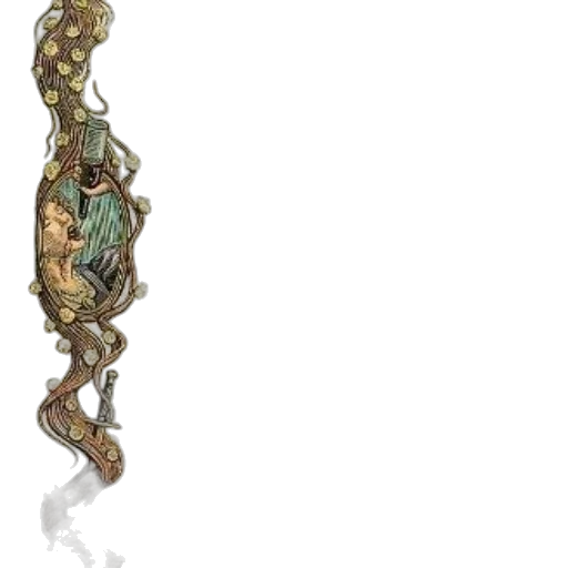 staff, sword, jewelry, crown transparent PNG cut-out