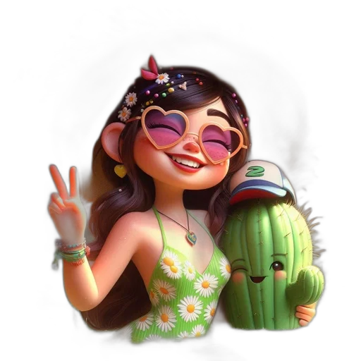 concept art, fantasy art, 3d render, cartoon transparent PNG cut-out