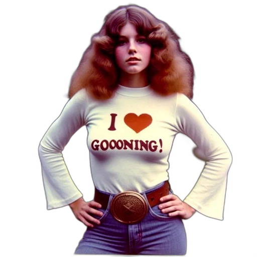 comic book art, young, woman, curly transparent PNG cut-out