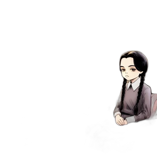 staff, creature, hair, face transparent PNG cut-out