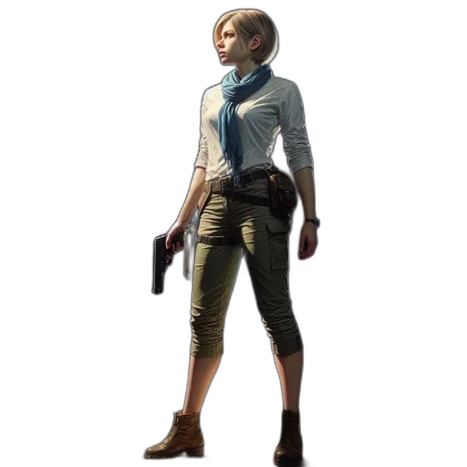 jacket, staff, weapon, concept art transparent PNG cut-out