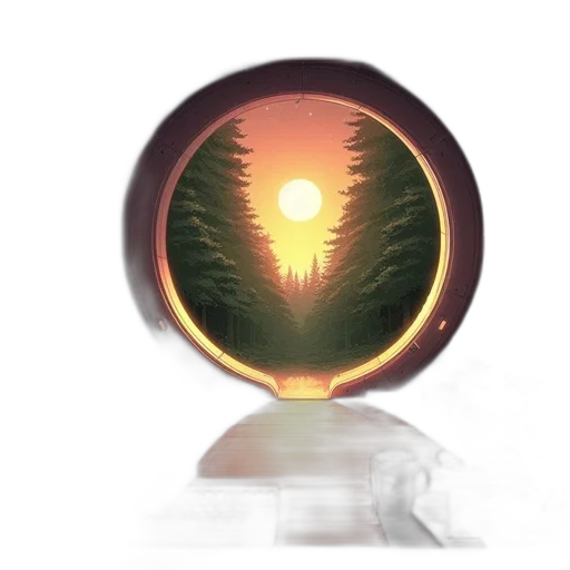 tree, crown, jacket, face transparent PNG cut-out