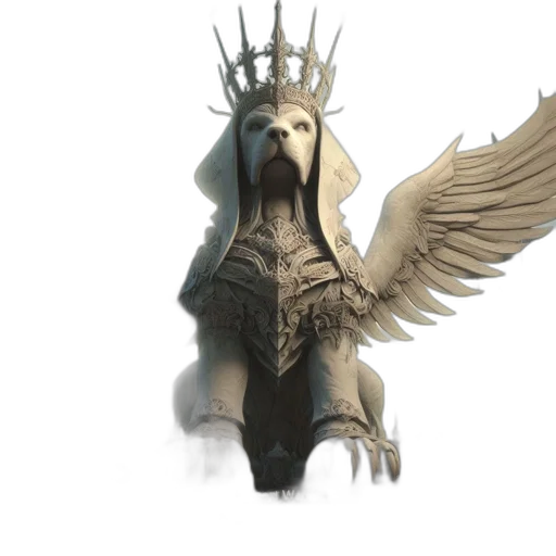 crown, creature, dragon, animal transparent PNG cut-out