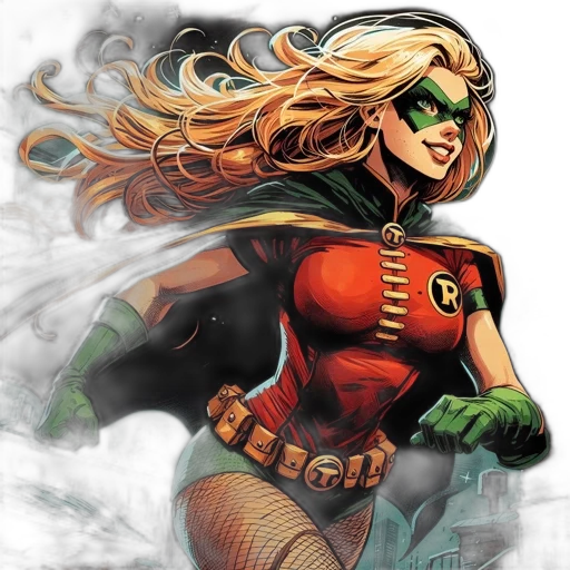 comic book art, concept art, action-packed, illustration transparent PNG cut-out