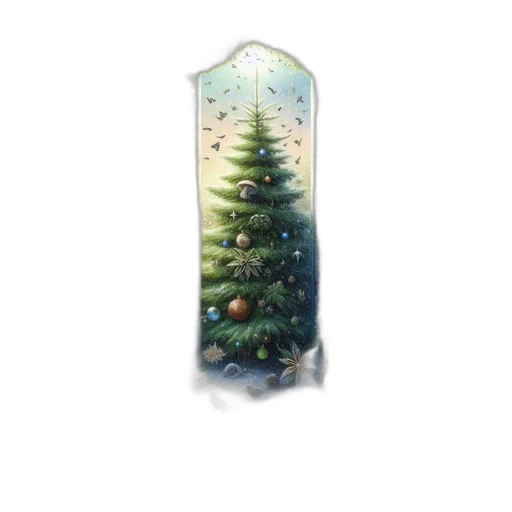 tree, dress, bottle, concept art transparent PNG cut-out
