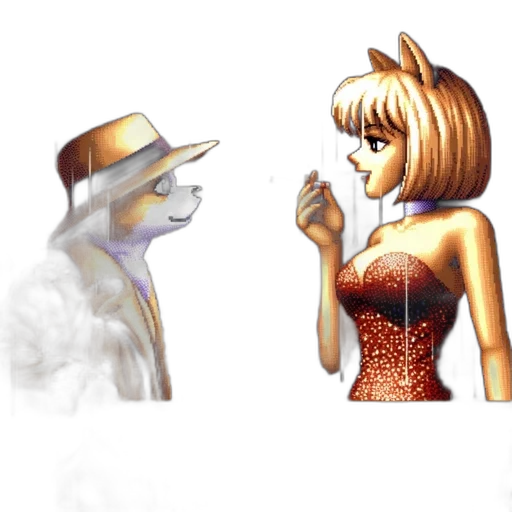 hat, mask, dress, concept art transparent PNG cut-out