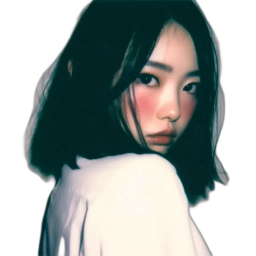 face, hair, staff, creature transparent PNG cut-out