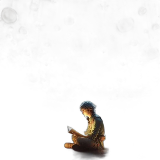 creature, staff, umbrella, robot transparent PNG cut-out